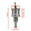Rannb Carbide Hole Saw 1-38''35mm Cutting Dia Drill Hole Cutter