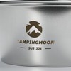 Camping Moon S360-SG-2P Camping Cup, Stainless Steel, Shell Cup, Lid