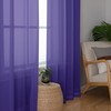 OWENIE Purple Sheer Curtains, Sheer Curtains 84 inch Length 2