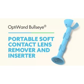 OptiWand Bullseye soft contact lens insertion removal tool - Large End to remove