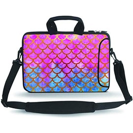 12 12.5 13 inches Case Laptop/Ultrabook Notebook PC Messenger Bag Tablet Case Sleeve with Shoulder (Mermaid Scale)