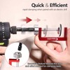 ColumPRO 4PCS Small C-Clamps 2 Inch, C Clamp for Woodworking,