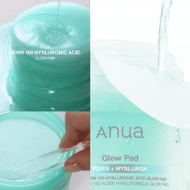 ANUA PDRN 100 Hyaluronic Acid Glow Pad 180ml/60ea