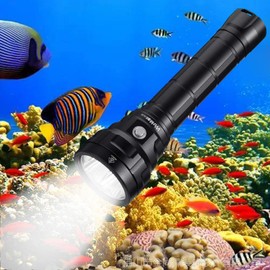 Wurkkos DL40 5000Lumen Dive Lights Scuba Diving, 90 High CRI Diving Flashlight 4 Modes, Powerful IPX8 Underwater Flashlight, Super Bright Diving Flashlight for Cave Snorkeling