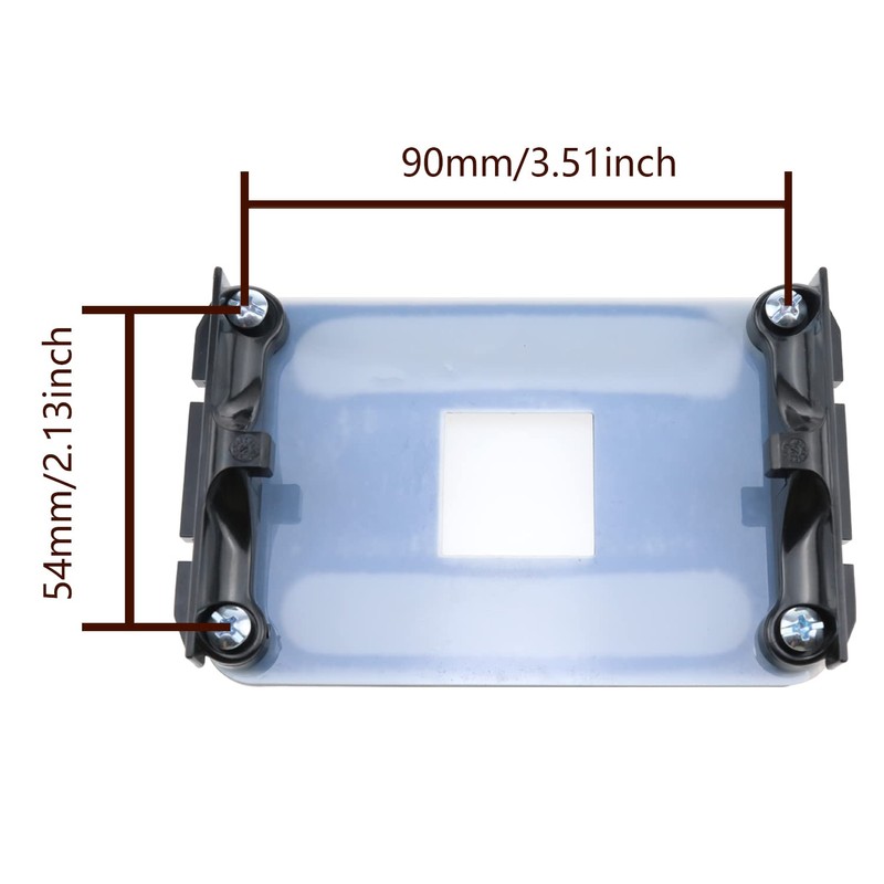 Lovelysp-Desktop Computer AM4 backplane CPU Radiator Bracket (AM4 Square Steel