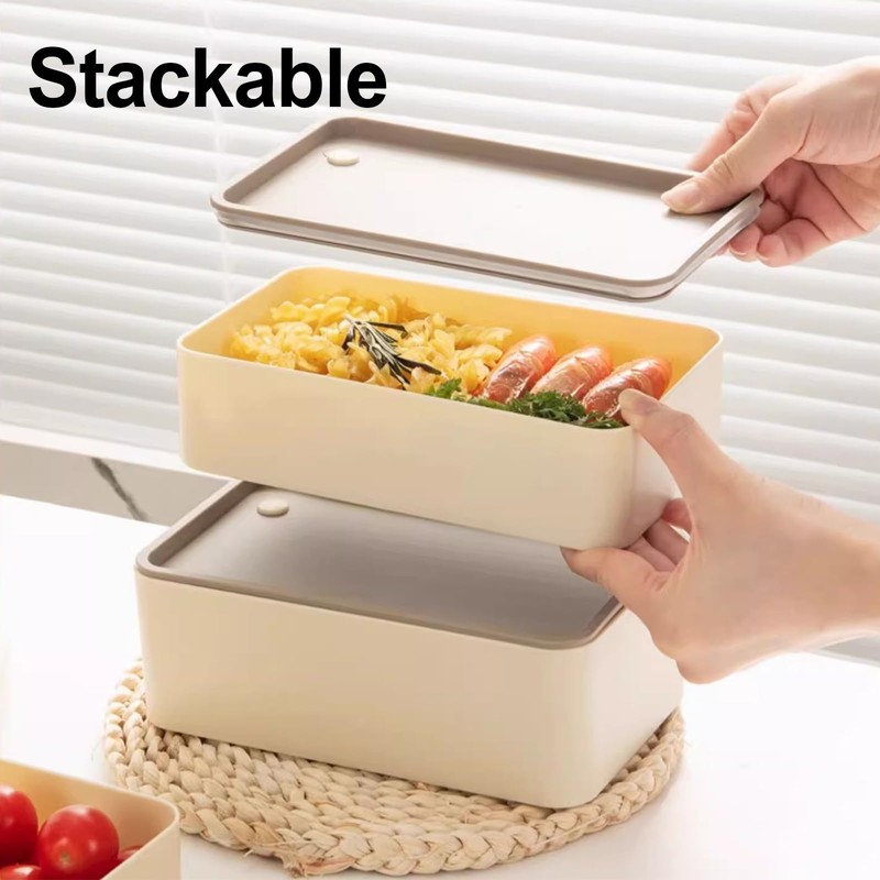 YBOBK HOME Bento Box Adult Lunch Box Stackable Bento Lunch