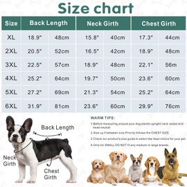 Oslueidy Waterproof Dog Coats, Winter Warm Dog Jackets, Reflective Pet Clothing, Dog Cold Weather Coats, Cosy Snow Suit, Jacket, Vest for Small, Medium, Large Dogs (Green, 2XL)