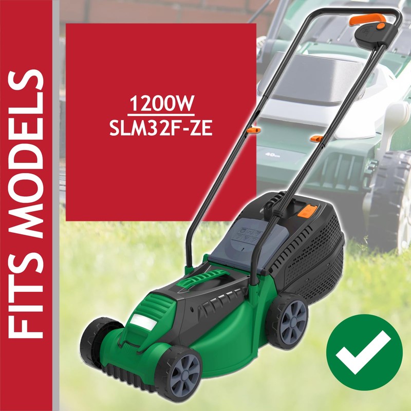 Spares2go Mower Blade for Hawksmoor 1200W SLM32F-ZE Electric Lawnmower (32cm)