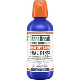 TheraBreath Healthy Gums Mouthwash, Mint, Antigingivitis, 16 Fl Oz.