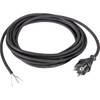 Anschl.Ltg. RN-F 2 x 1.0 / 5 m Black 1st Side Contour Plug