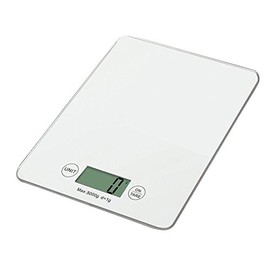 Weis Kitchen Scale in White, 21 x 16 x 1.5 cm