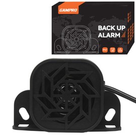 GAMPRO 830 Back-up Alarm 12V-24V 110dB IP67 Waterproof Dust-Proof Reversing Warning Alarm with Super Loud Beeper Tone for Truck Van Forklift Car Lorry Agricultural Vehicles