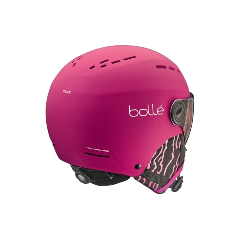 Bollé - Quiz Visor, Hot Pink Mat, Orange Gun Visor