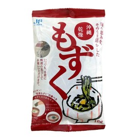 JF Okinawa Dried Mozuku, 0.3 oz (10 g), 1 Bag with Uchinamun Seal