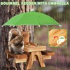 Gnodary Squirrel Feeder with Umbrella, Squirrel Feeders for Outside, Squirrel