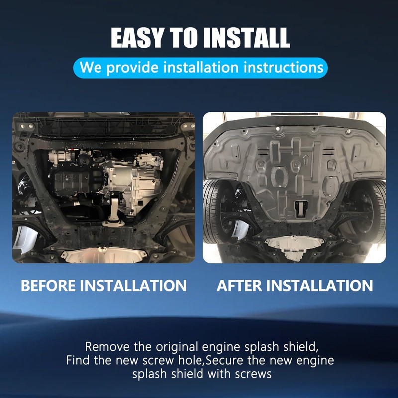 Carbon Steel Engine Splash Shield Fit for Hyundai Sonata 2020-2025,