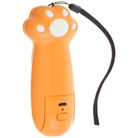 Maruwa Boeki 4008814-03 Cat Hand Fan, 1.8 x 1.6 x 4.7 inches (4.5 x 4 x 12 cm), Handy Fan with Light