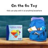 BEESTECH Wooden Tangram Puzzle Book, Travel Games for Kids in