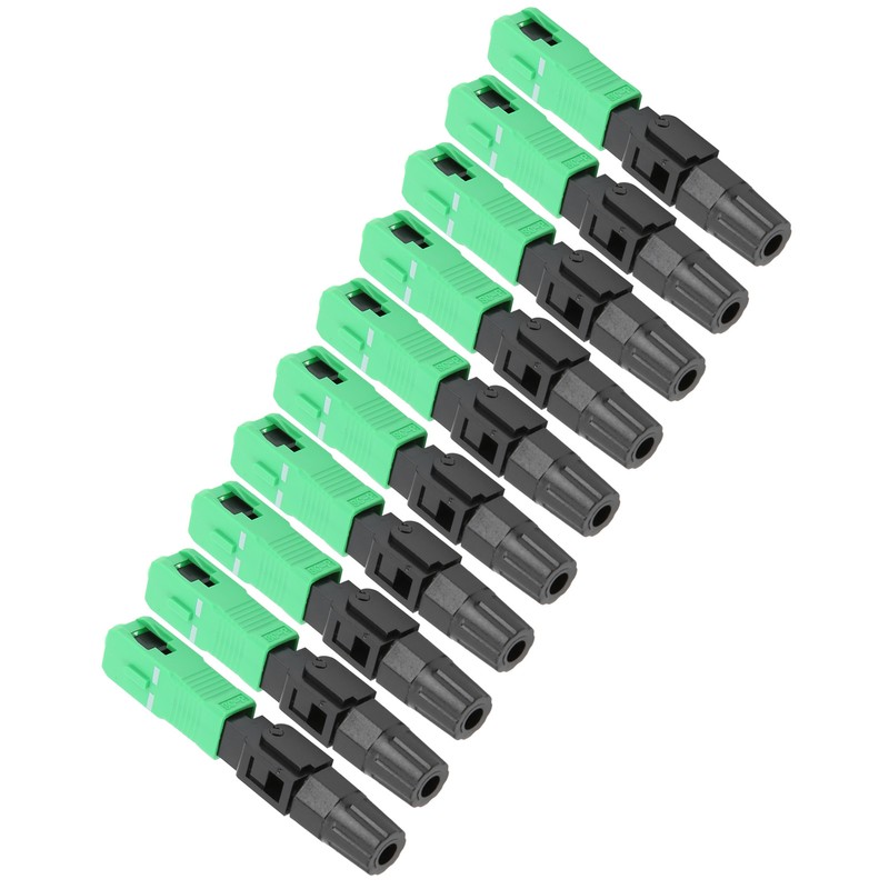 50Pcs Fiber Optic Fast Connector Adapter SC/APCC for Optical Fiber