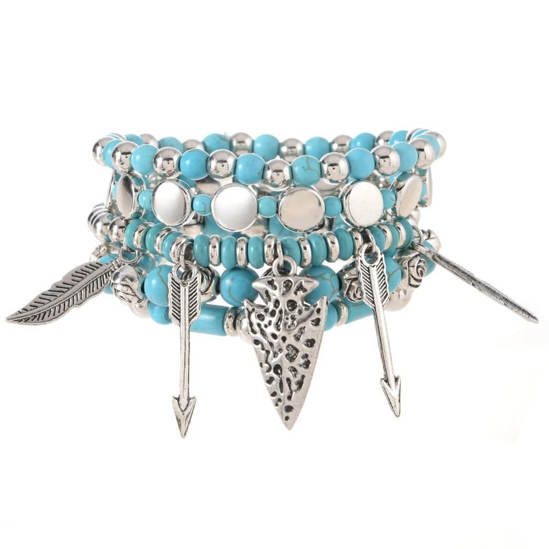 ANGLEQUEEN Boho Western Bracelets for Women Trendy Country Concert Outfits