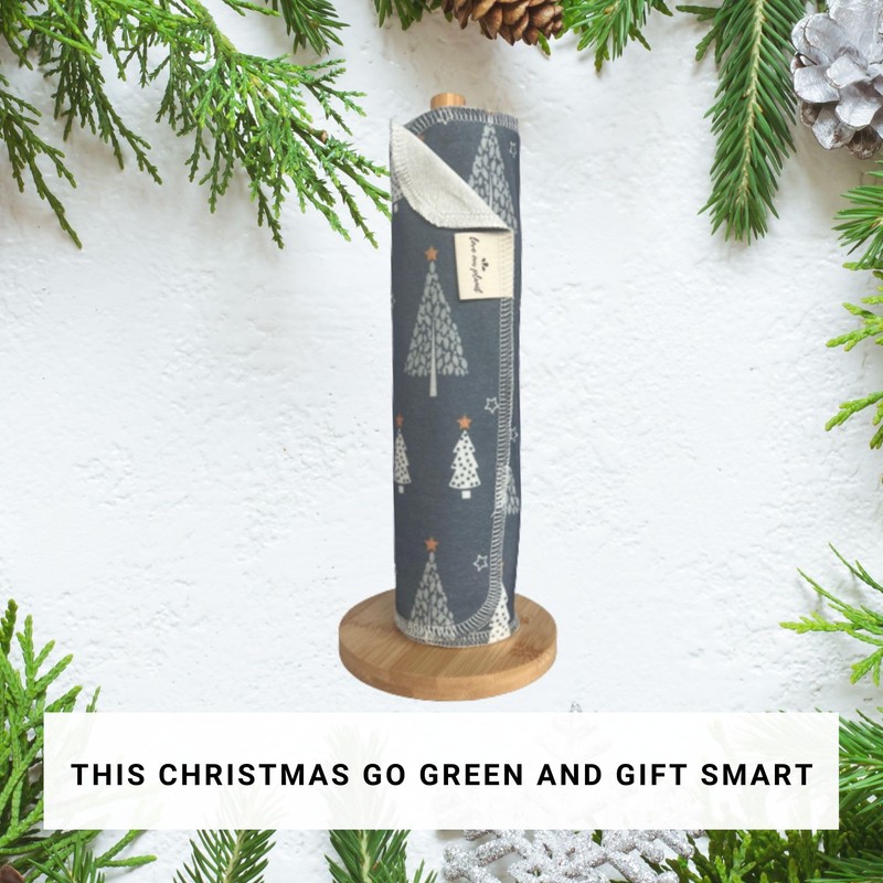 Love Our Planet 1Ply 10 Christmas Reusable Unpaper Towels with
