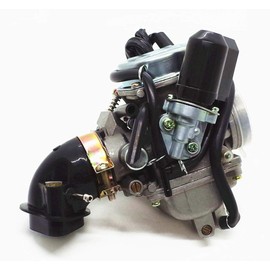 Carburetor & Intake Manifold Boot For Yerf Dog Spiderbox GY6 150cc GX150 Go Kart (PD24J+ 2046 boot)