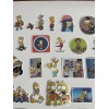 The Simpsons 54 PCS Anime Spoof Simpson Sticker Waterproof Suitcase
