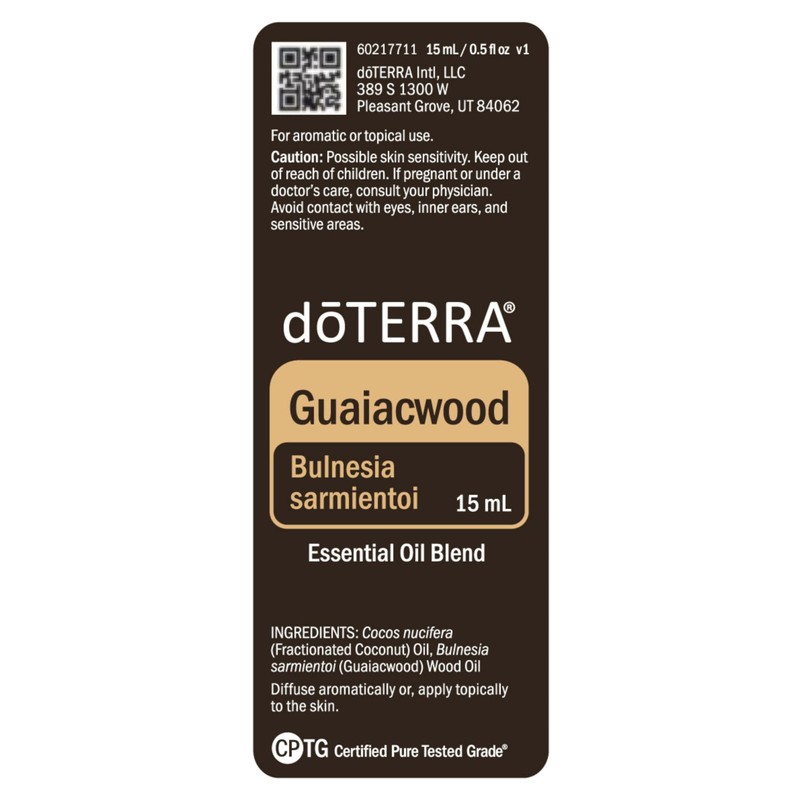 doTERRA Guaiacwood - Calming Oil Helpful for Meditation - 15ml