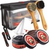 RED MOOSE 8pc Black and Brown Shoe/Boot Cleaning Kit –