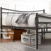 VECELO Full Size Bed Frame with Headboard,Platform Mattress Foundation,Heavy Duty