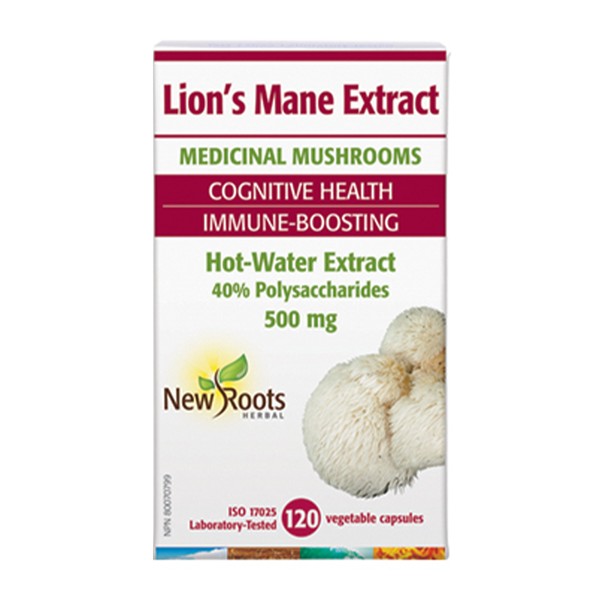 New Roots Lion's Mane Extract 120 Veggie Caps