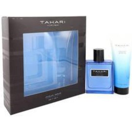 TAHARI for Men AQUA WAVE Gift Set; Eau de Toilette 3.4 fl oz, Shower Gel 3.4 fl oz