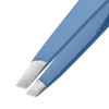 Wishbeauty Light Blue Stainless Steel Mini Slant Tweezer (Light Blue)
