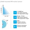 Slim Infrared Motion Sensor 180 ° 230 V IP44 –