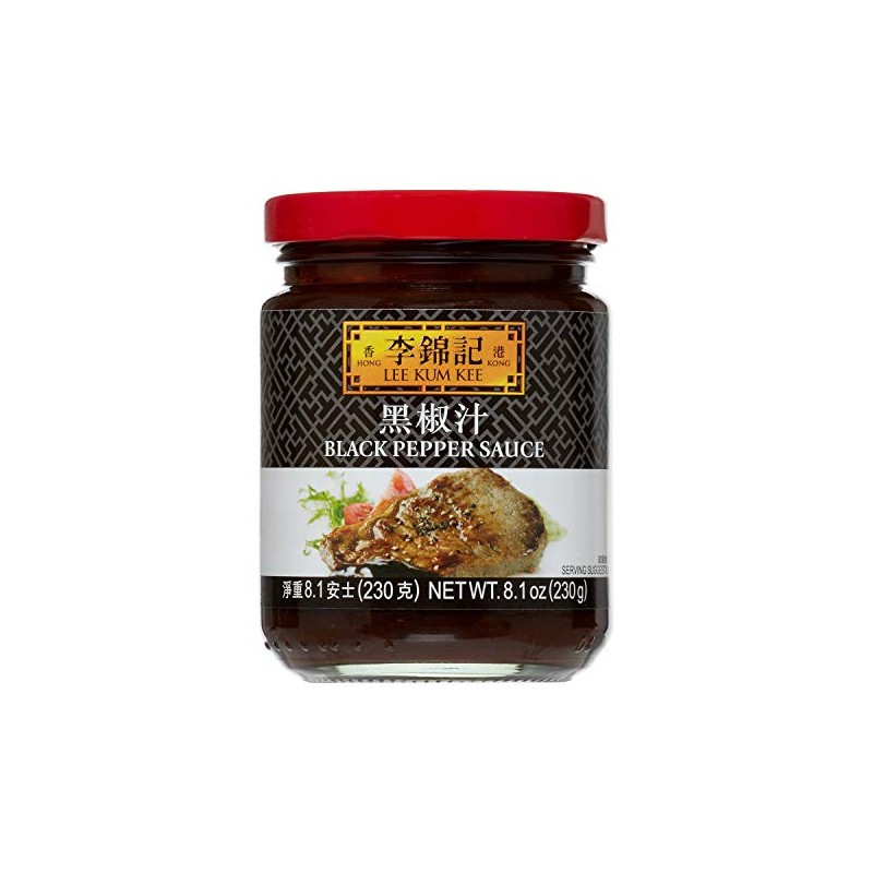 Lee Kum Kee Black Pepper Sauce, 8.1-Ounce Jars (Pack of