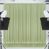 ESGOTBME 10x7ft Wrinkle Free Sage Green Backdrop Curtain for Parties