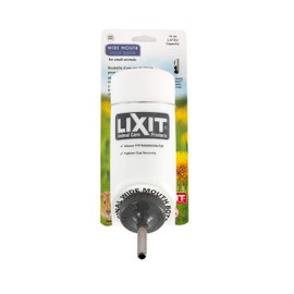 Lixit Botella de Agua de Boca Ancha 16 onzas Sin BPA para Cobayas, Ratas, Chinchillas y Animales Pequeños                                             