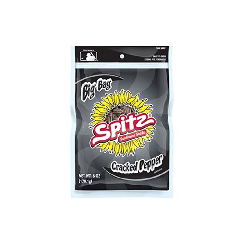 Spitz, Sunflower Seeds, Cracked Pepper, 6 Ounce