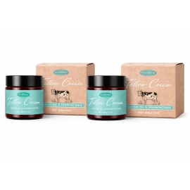 Woodsleep 2pk Woodsleep Tallow Cream Castor Oil & Frankincense 60g/2.12 Oz Each Sealed New
