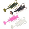Keencatch Soft Fishing Lures, 40PCS Soft Plastic Fishing Lures Paddle