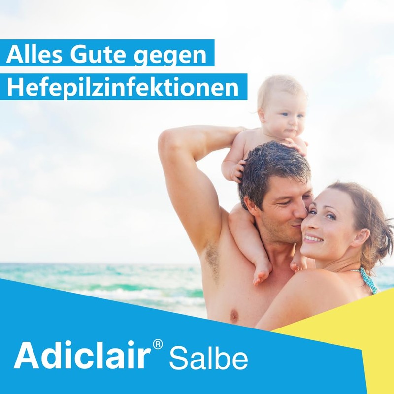 Adiclair Ointment - Against Yeast Infections & Nappy Rash 50g