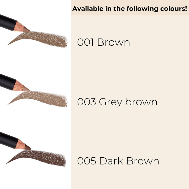 GOSH Eyebrow pencil for thicker brows, precise application for perfectly