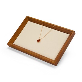 Oirlv Wooden Jewellery Tray Jewellery Display Tray for Jewellery Organiser and Display