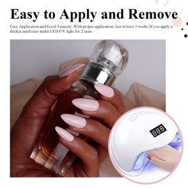 Imtiti Pink Gel Nail Polish, 1 Pcs 15ml Nude Pink Color Soak Off LED Long-Lasting Nail Gel Polish Nail Art Starter Manicure Salon DIY at Home, 0.5 Fluid Ounces