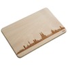 Brotzeitbrett Köln Skyline | Beech Breakfast Board | Wooden Chopping