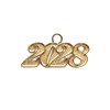 Endea Graduation Tassel Date Charm Gold Year (Gold, 2028)