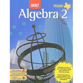 Algebra 2 Texas Edition
