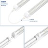 EPESTOEC 2Pack 4FT LED Shop Light Garage Lights,42W 5000K 6300LM