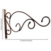 Purpledip Iron Wall Hook: Gold Finish Bracket Angle for Hanging