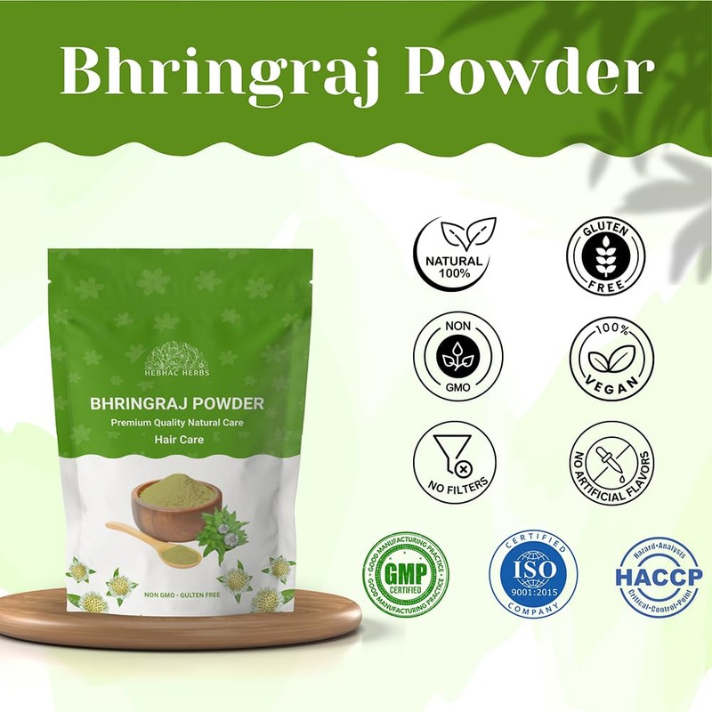 Bhringraj Powder for hair growth 100g | 3.5 oz Hair